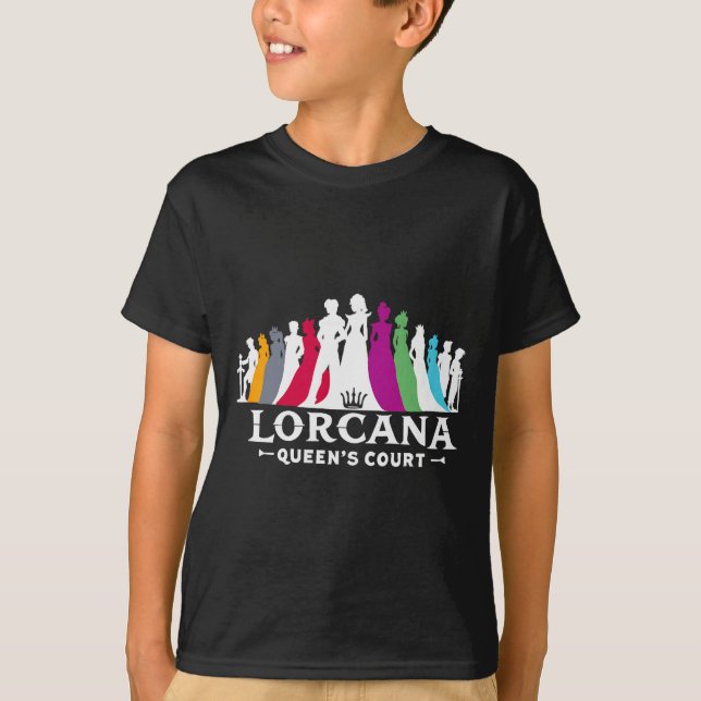 Lorcana Queen's Court  T-Shirt (Front)