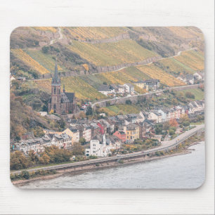 Lorchhausen im Rheingau Card Mouse Mat