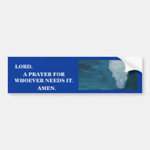 LORD, A PRAYER BUMPER STICKER