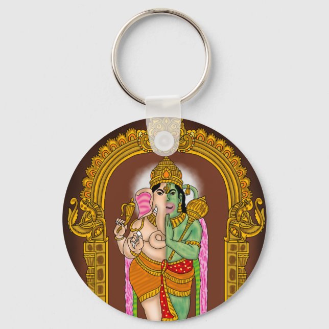 Lord Adhyanta Prabhu Keychain (Front)