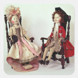 Lord and Lady Clapham Square Sticker