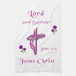 Lord and Saviour Tea Towel