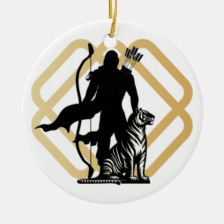 Lord Ayyappan Ceramic Tree Decoration