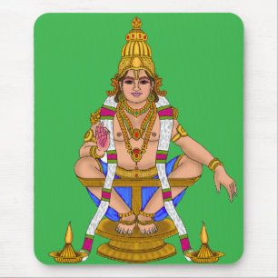 Lord Ayyappan Notebook Mouse Mat