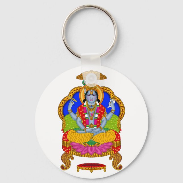Lord Badrinath Keychain (Front)