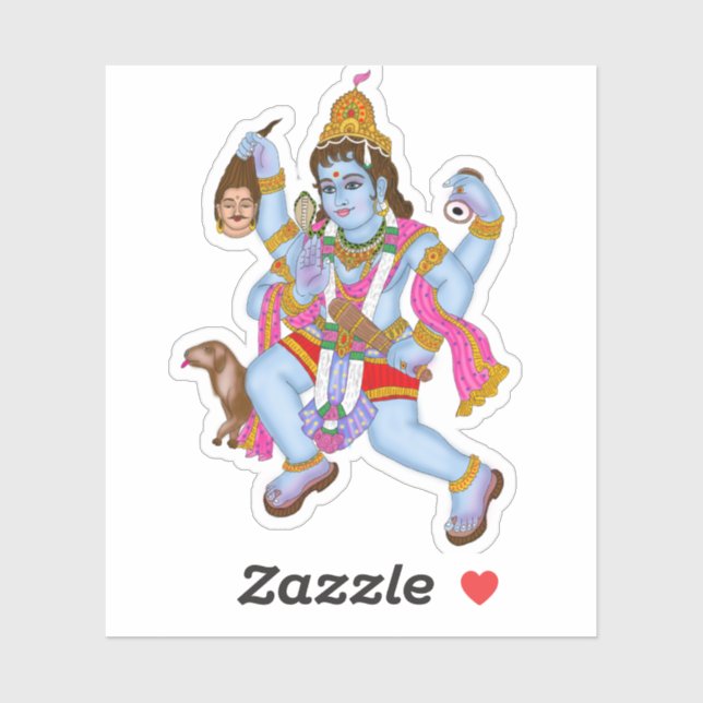 Lord Bhairava Stickers (Sheet)
