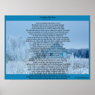 Lord bless this house 16X12 Poster