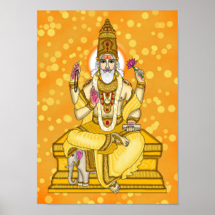 Lord Brihaspati Poster