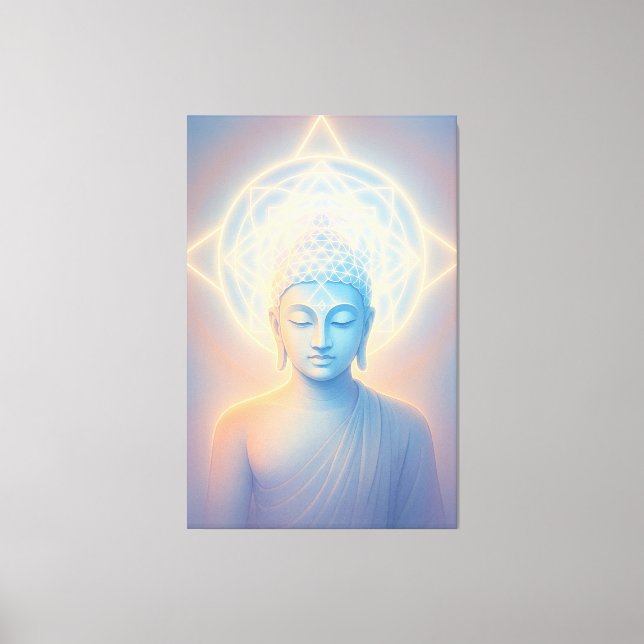 Lord Buddha Canvas Print (Front)