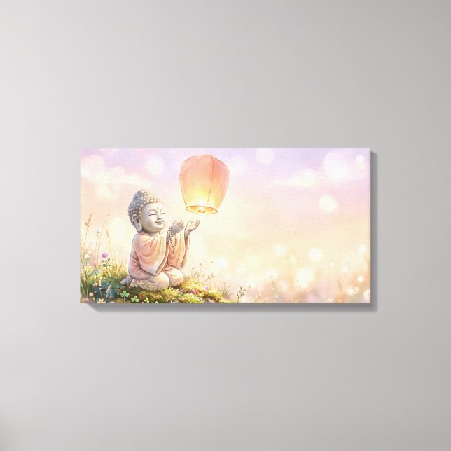 Lord Buddha Canvas Print (Front)