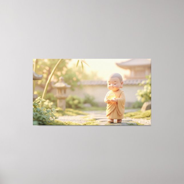 Lord Buddha Canvas Print (Front)