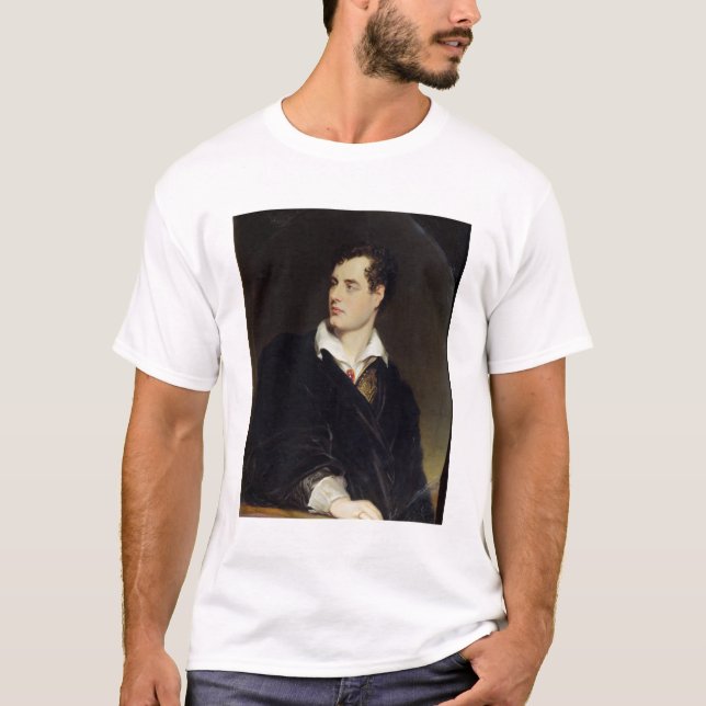 Lord Byron after a Portrait painted by Thomas Phil T-Shirt (Front)