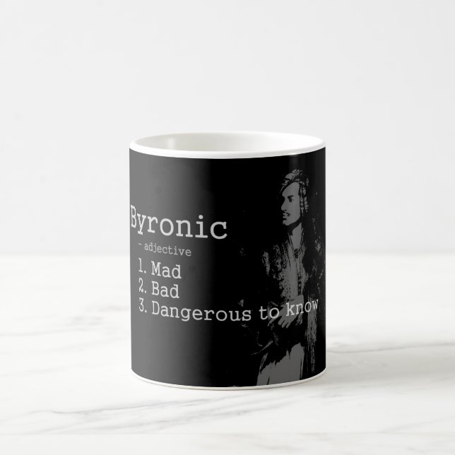 Lord Byron - 'Byronic' Mug (Center)