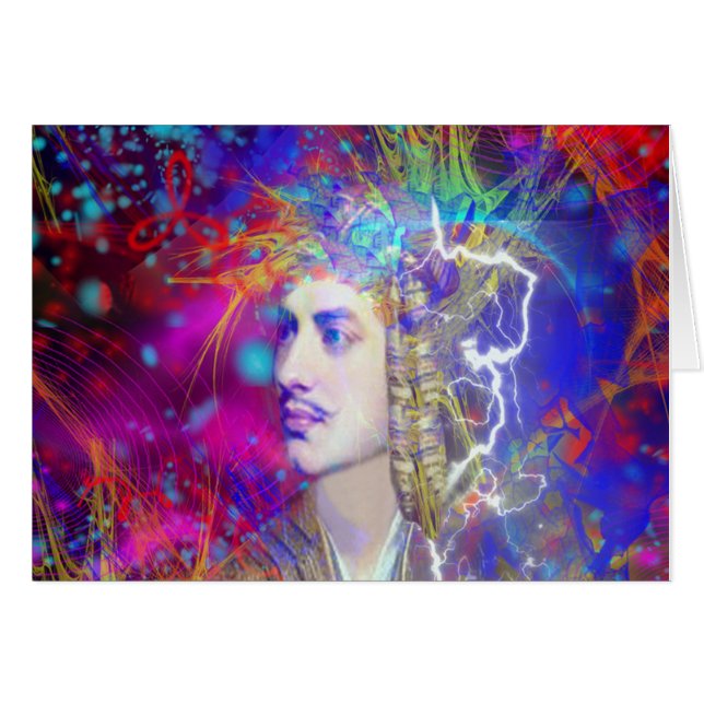 Lord Byron Greeting Cards (Front Horizontal)