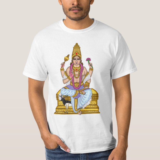 Lord Chandra Dev T-Shirt Design (Front)