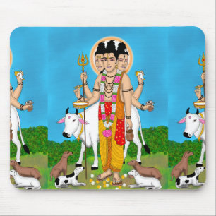 Lord Dattatreya Mouse Pad