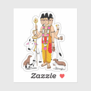 Lord Dattatreya Sticker