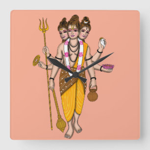 Lord Dattatreya Wall Clock