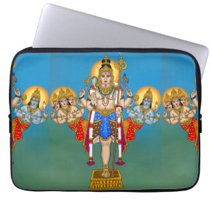 Lord Ekpada Shiva Laptop Cover
