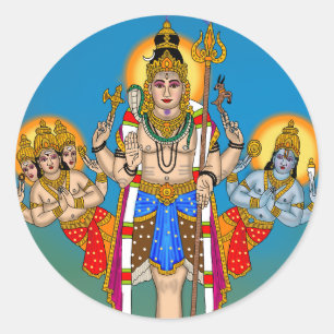 Lord Ekpada Shiva Stickers