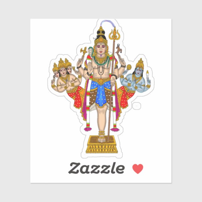 Lord Ekpada Shiva Stickers (Sheet)