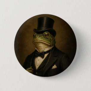 Lord Frog 6 Cm Round Badge