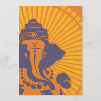 Lord Ganesh Bridal Shower Invitation