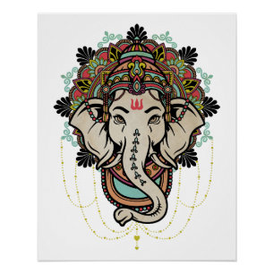 Lord Ganesh - Hindu god of new beginnings Poster