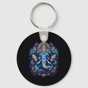 Lord Ganesh, Hinduism, Buddhism, Elephant God, Yog Key Ring