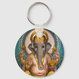 Lord Ganesh India Elephant hindu god Key Ring
