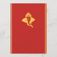 Lord Ganesh Wedding Invitation