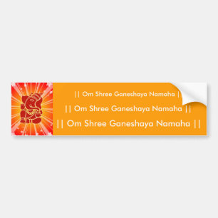 Lord Ganesha Bumper Sticker
