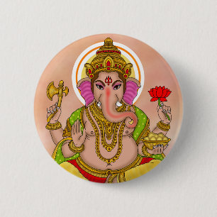 Lord Ganesha Button