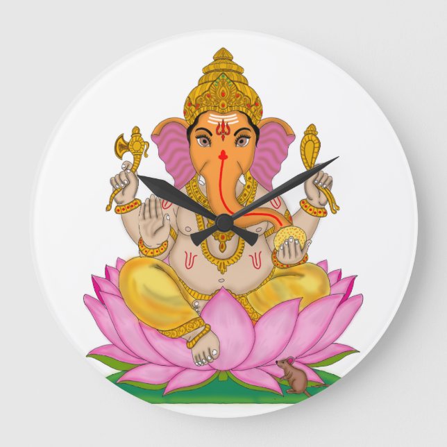 Lord Ganesha Clock (Front)