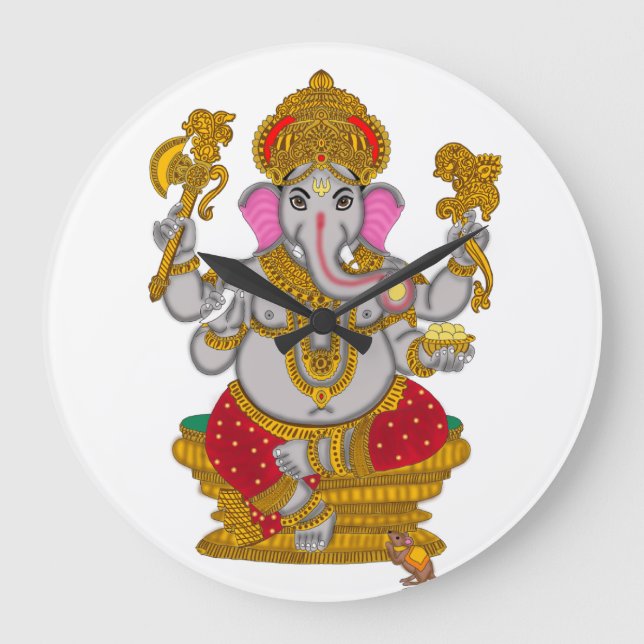 Lord Ganesha Clock (Front)