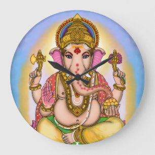 Lord Ganesha Decorative Wall Clock