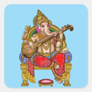 Lord Ganesha Glossy Waterproof Sticker