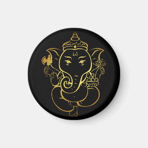 Lord ganesha happy diwali magnet