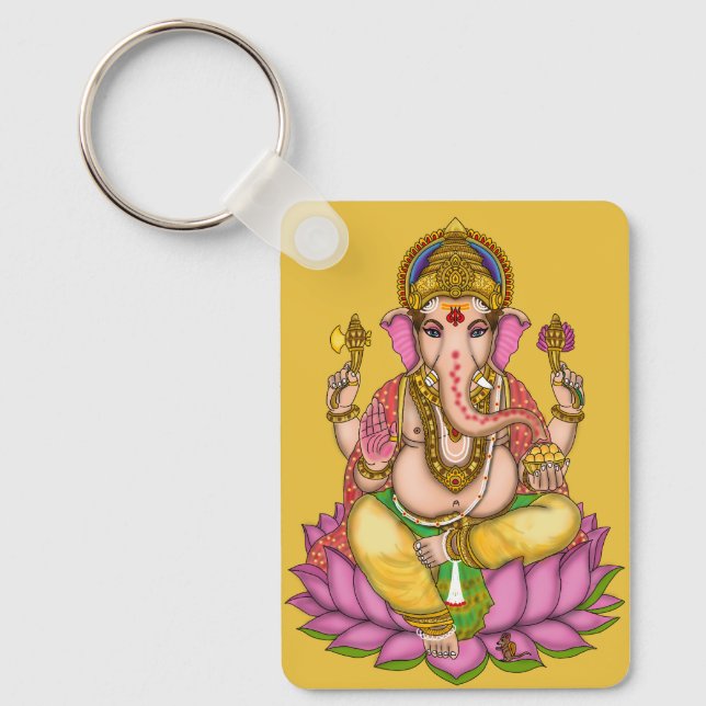 Lord Ganesha  Keychain  (Front)