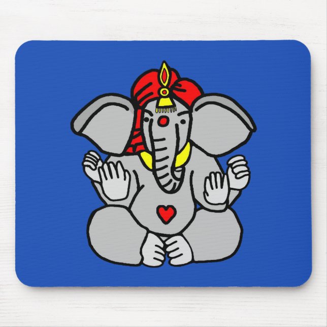 Lord Ganesha Mouse Mat (Front)