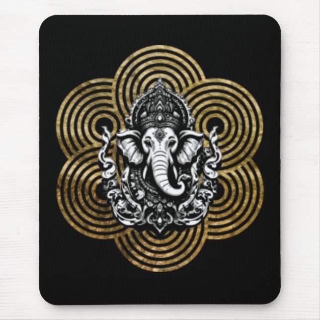 Lord Ganesha Mouse Mat (Front)