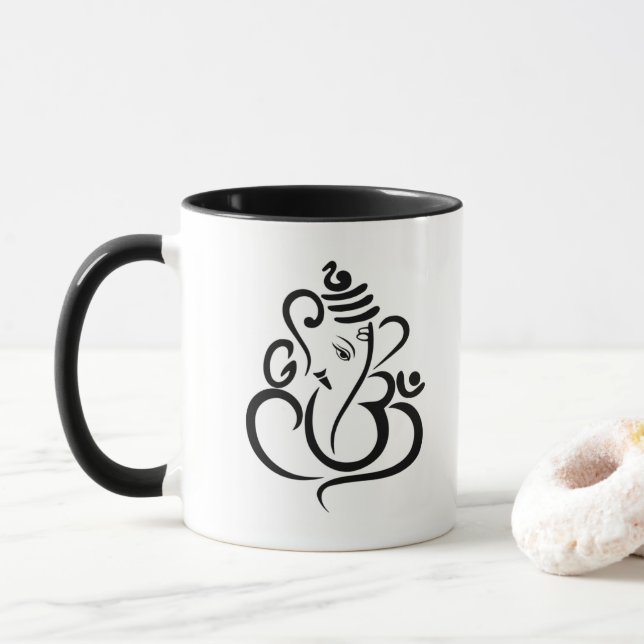Lord Ganesha Mug (With Donut)