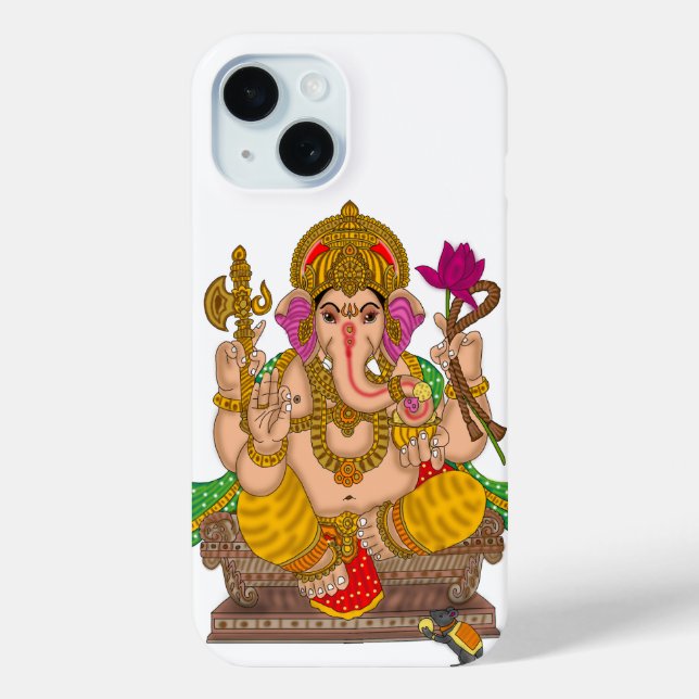 Lord Ganesha Phone Cover (Back)