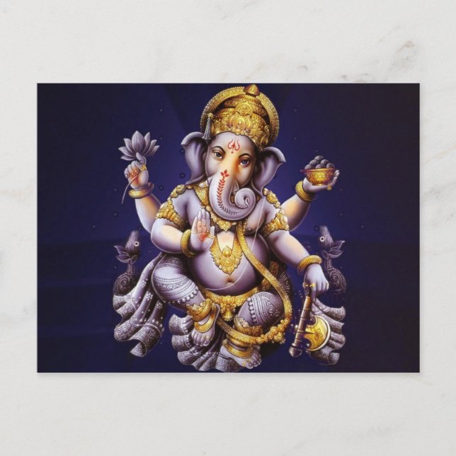 Lord Ganesha Postcard (Front)
