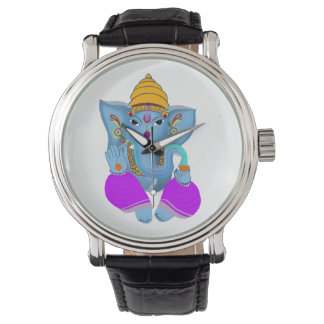 Lord Ganesha print watch