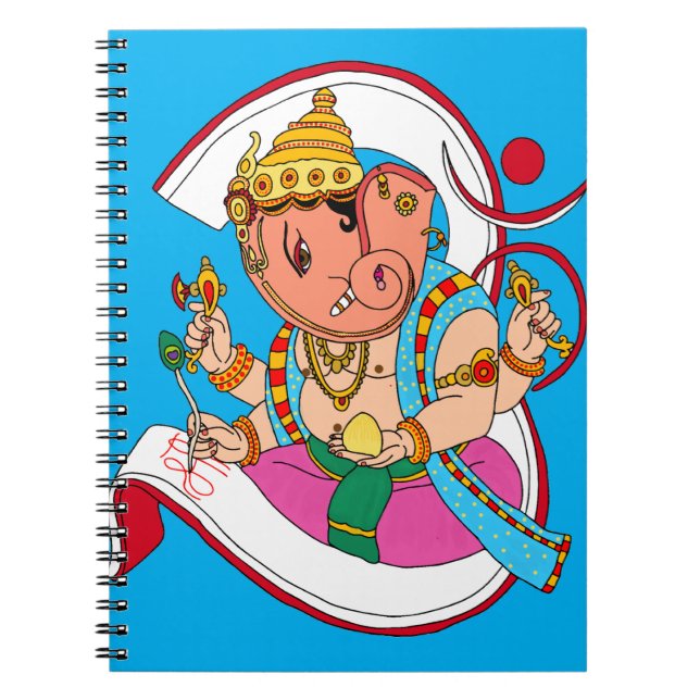 Lord Ganesha Stationery Notebook (Front)
