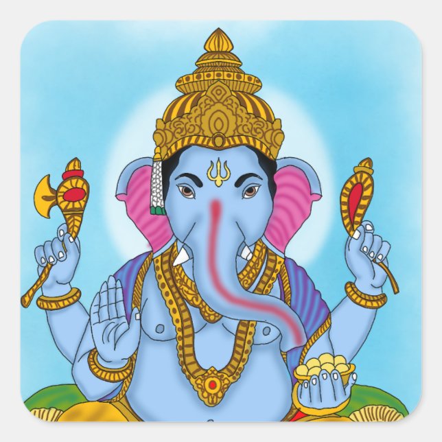 Lord Ganesha Sticker (Front)