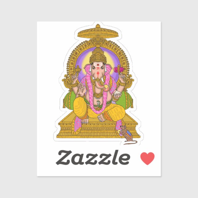 Lord Ganesha Sticker (Sheet)