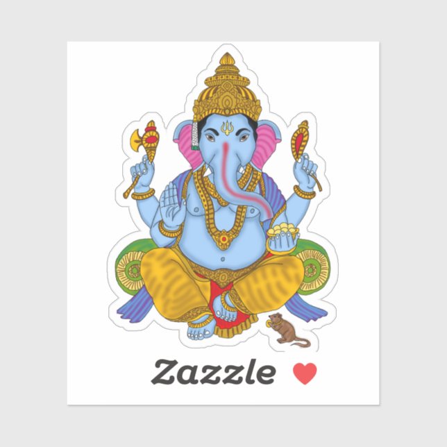 Lord Ganesha Sticker (Sheet)