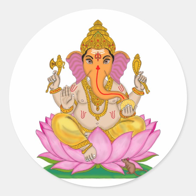 Lord Ganesha Stickers (Front)